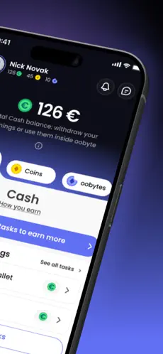 Oobyte app screenshot 2