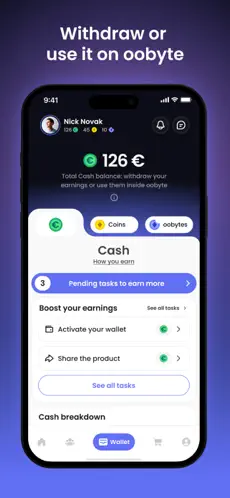 Oobyte app screenshot 5